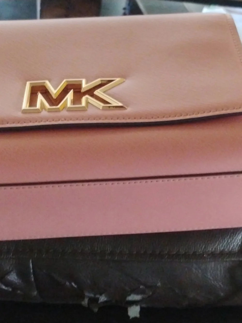 Michael Kors Mimi Medium Leather Messenger Bag